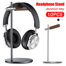 Aluminium Alloy Desk Earphone Stand Non-Slip Gaming Headset Stand Rack Detachable for Apple Vision Pro/Airpods Max/HyperX/Beats