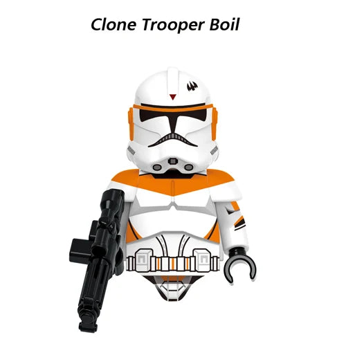 ARC Trooper Fives Clone Trooper Waxer Building Block Wolfpack Boil Shadow Imperial Stormtrooper Commander Sandtrooper Bricks Toy
