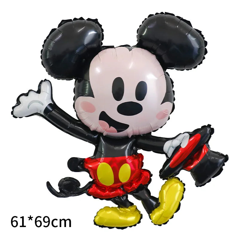 Disney Mickey Minnie Mouse Foil Balloon Baby Shower Birthday Cartoon Mickey Mouse Balloon Party Decoration Air Globos Supplies