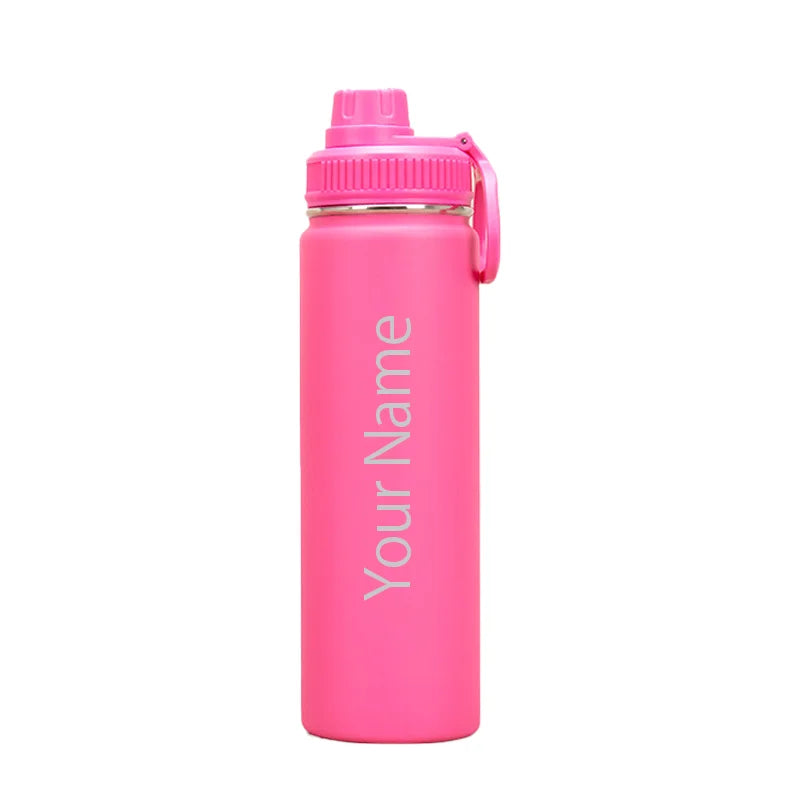 Personalised Gift 304 Stainless Steel Insulated Water Bottle 600ml 700ml 800ml Tumbler Flask