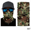 Camouflage Cycling Face Mask Scarf Neck Gaiter Men Seamless Bandana Women Headband Balaclava Tube Face Shield