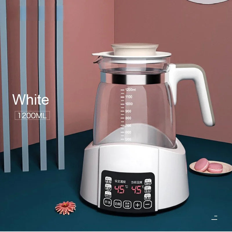 1.2L Infant Thermostatic Milk Regulator Kettle Hot Water Smart Insulation Pot Automatic Milk Warming Warm Milk Milk Powder GL41