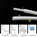 1 Meter White Dia 1 2 3 4 5 6 7 8 9 10 12 14 16 20 30 40 50 60 mm Heat Shrink Tube 2:1 Polyolefin Thermal Cable Sleeve Insulated