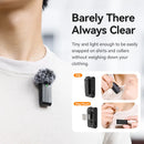 Ulanzi A100 Wireless Lavalier Microphone for Smartphones Cameras 20M Transmission for Street Interviews Vlogging Music Recording