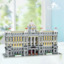 10423PCS Classical Bank Building Blocks MOC Bank Street View Model Bricks Desktop Decoration Diy Toys For Kids Holiday Gifts