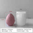 DIY Easter Egg Silicone Candle Mold Handmade Aroma Plaster Resin Ornaments Molds Easter Decoration Crafts Making Mould