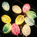 1.5m Easter LED Bunny String Lights for Home Decor Carrot Rabbit Chick Egg Fairy Light Garland Ornament Happy Easter Party Gifts
