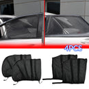 4pcs Car Sun Shade Styling Accessories UV Protect Curtain Front Rear Side Window Sunshade Mesh Sun Visor Protection Window Films