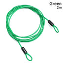 0.5/1/2Meters Bicycle Lock Wire Cycling Strong Steel Cable Lock MTB Road Bike Lock Rope Anti-theft Safety Bicycle Accessory