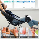 Medcursor Electric Heating Massage Knee Pad Wireless Heated Knee Massager Temperature Hot Compress Vibration Massage
