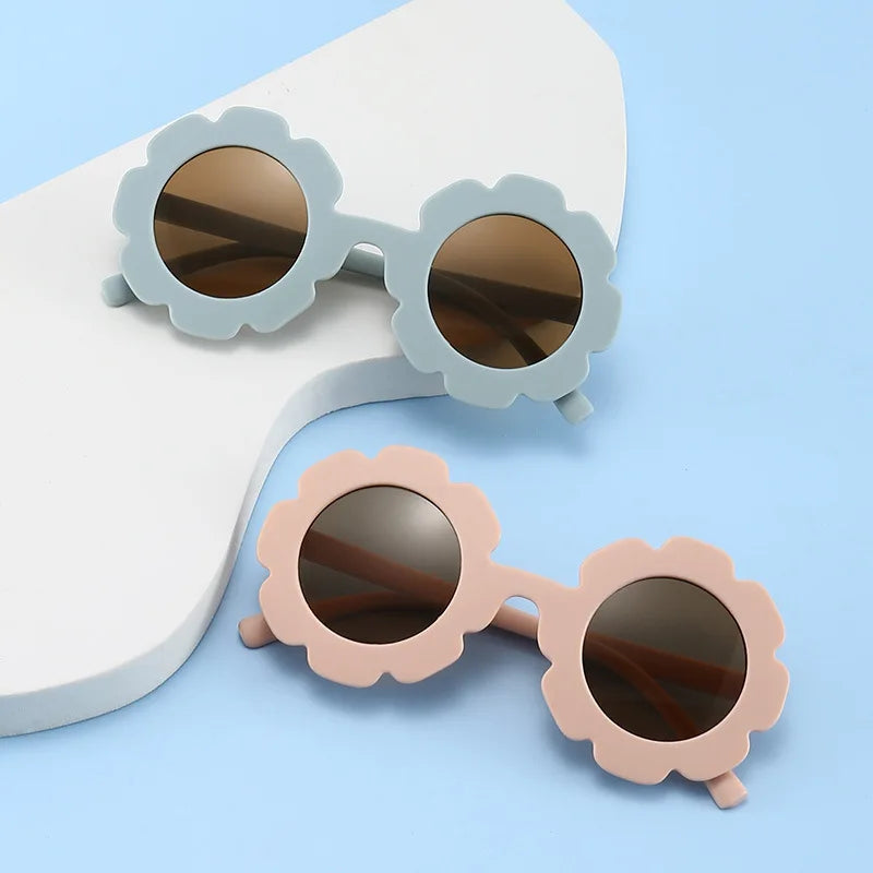 Children's frosted macaron color series 2023 new baby sunglasses cute and trendy children's sunglasses