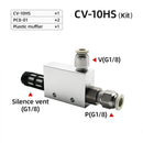 Vacuum Generator Air Exhaust Ejector Pressure Pneumatic ACV CV-10 15 20 25 Negative Control Valve wyrzutnik prozniowy