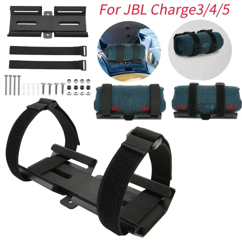 Speaker Holder Metal Speaker Mount Holder for JBL Charge3/4/5 Quick ReleaseHolder Wireless Speaker Strap Mount for JBL Flip4/5/6