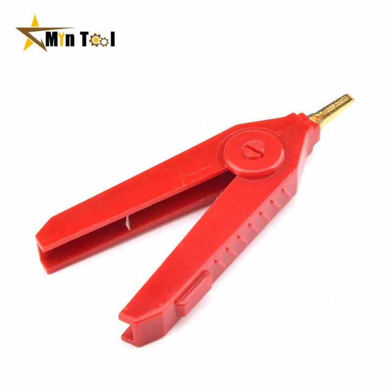 Alligator Clip 90mm Kelvin Copper Gold Plate Clip LCR Test Clip For Precision Electrical Instrument Tool Power Supply