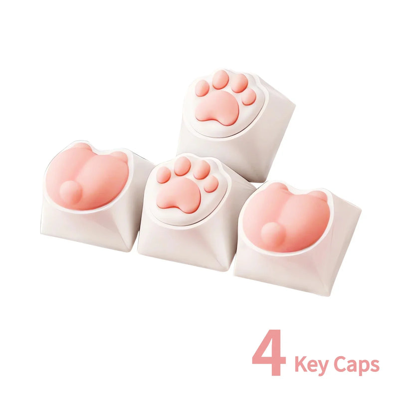 3D Cute Soft Cartoon Keycaps Replace for Cherry MX Gaming Mechanical Keyboard Keycap Keys Anime Custom Key Caps