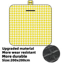 Ultrasonic Picnic Mat Thickened Waterproof Beach Blanket Camping Tent Grassland Mat Outdoor Sleeping Pad Camping Accsesorios