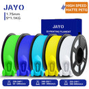 JAYO PETG 3D Filament 1.75MM High Speed PETG 3D Printer Filament 4Rolls High Flow Speedy Matte Effect 3D Printing Mateials