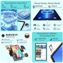 Odea S11, 11 Inch Tddi, 8000Mah, Android 14 Tablet, (6Gb+10Gb Expansion) 16Gb Ram, 256Gb Rom, 1920X1200 Ips, Unisoc T606, 8 Cores, Mali-G57, 4g Lte, Wifi, Gps, Sim Slots*2+Tf*1, Widevine L1 for Netflix