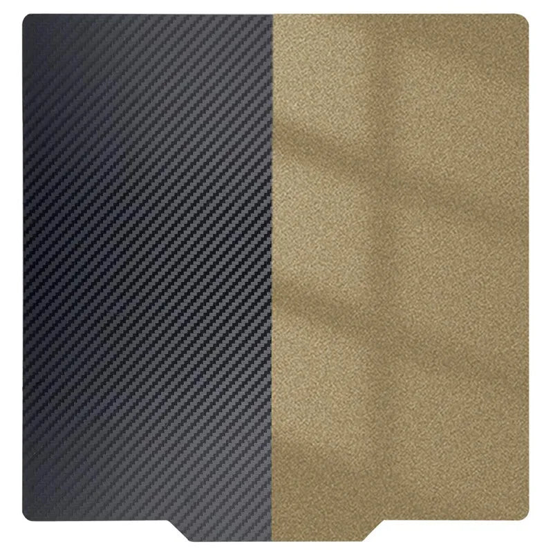 ENERGETIC Upgraded PEY PET PEO PEI Sheet 120x120mmm Textured PEI and Smooth PEY Build Plate Spring Steel Print Bed for Voron V0