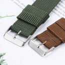 16mm 18mm 20mm 22mm 24mm Nylon Woven Strap for Omega for Seiko Wristband Military Sport Watch Band Canvas Belt Men's Accessories