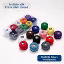 Colorful Cross Stitch Thread Embroidery Sewing Thread Diy Hand-Knitted Patch Thread Sewing Supplies