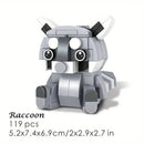 Cute Animal Assembly Building Blocks Set Small Particle Bricks Collection Fun Decoration Educational Holiday Gifts For Childrens