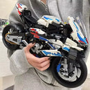 New 42130 Motorcycle 1000 RR Model Building Blocks Set, 1920 Pieces Bricks, MOC Toys Christmas and Easter Gift for Kids Or Adult