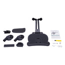 Wheeled Pushchair Universal 2 in 1 Stroller Glider Board Buggy with Detachable Seat Step Board Pedal Black