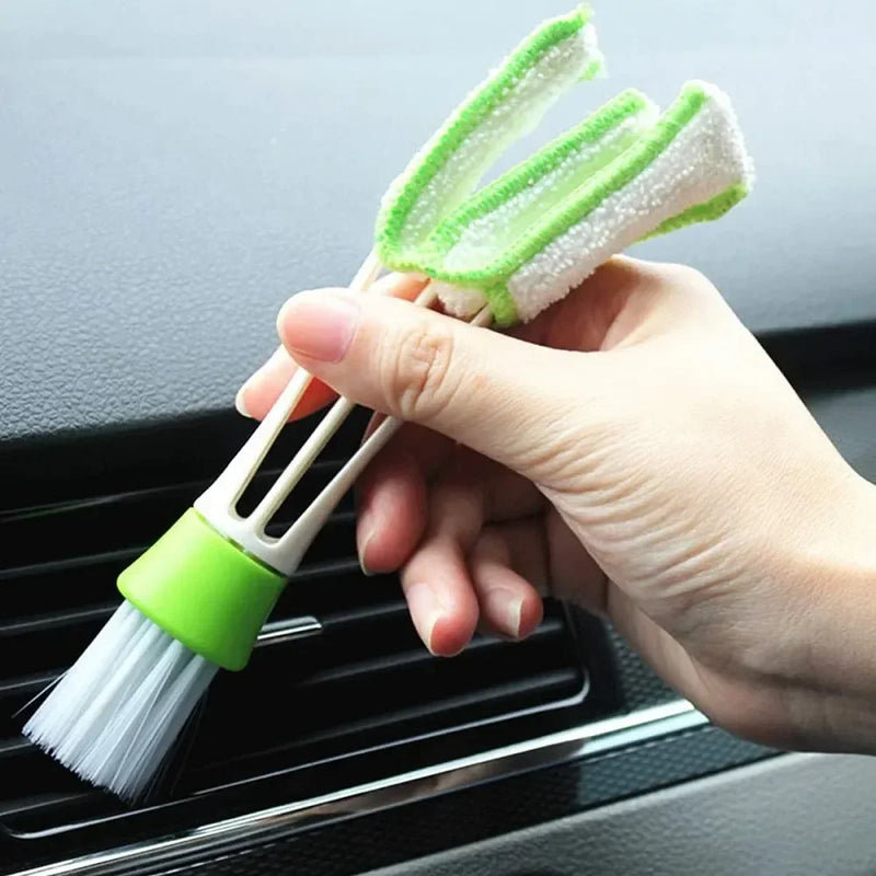 3pcs Car Cleaning Brush Air Conditioning Vent Brush Cleaning Air Outlet Vent Wash Brushes Universal Car Interior Detailing Tools