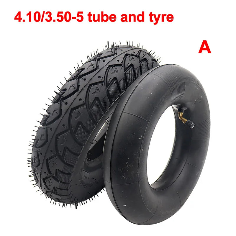 4.10/3.50-5 Inner Tube Outer Tyre fits for e-Bike Electric Scooter Mini Motorcycle Wheel rubber wheel