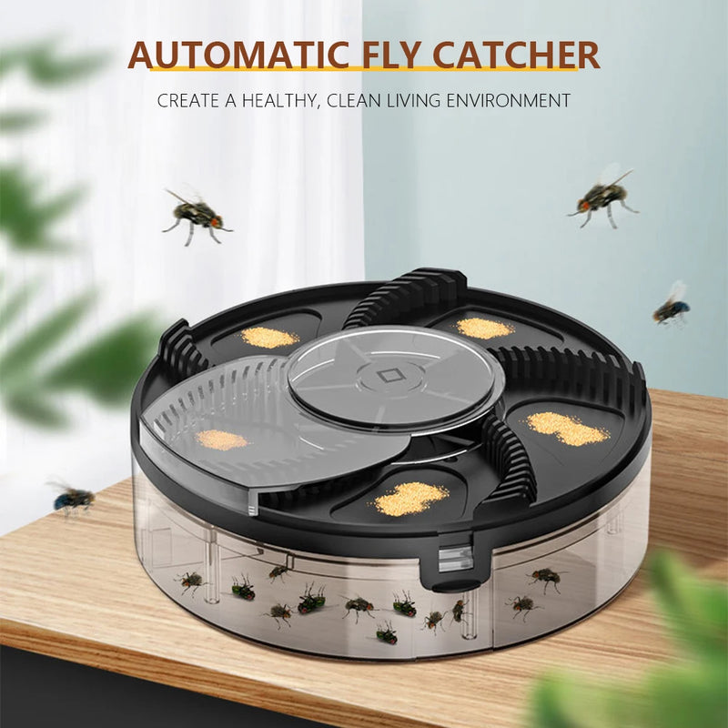 Xiaomi Automatic Fly Catcher USB Rechargeable Plug-In 1200mAh Physical Fly Catching Kitchen Flytrap Quiet Pest Catcher Insect