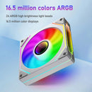 PRISM 4 PRO Computer Chassis Fan 120mm ARGB 12V 4Pin PWM Cooling Fan 5V 3PIN Infinite Mirror Light Effect CPU Cooling Fan