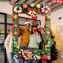 Christmas Photo Booths Merry Christmas Decoration for Home 2025 Pendant Xmas Backdrop Ornament Navidad Natal New Year Gift 2026
