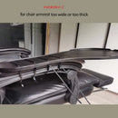 DL-K20 XL Size Chair Arm Rest Mouse Pad Chair Arm Clamping Wrist Support 480*230mm Elbow Rest With Non-slip Mouse Mat K020