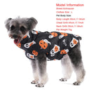 Halloween Pet Dog Costume Winter Warm Clothes For Small Medium Dogs Cat Funny Pumpkin Print Jacket Puppy Vest Coat Festival Gift