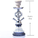 Glass Shisha Pipe Hookah with Ceramic Bowl Tongs Hookah Hose Complete Shisha Nargile Sheesha Narguile Chicha Hookah Water Pipe