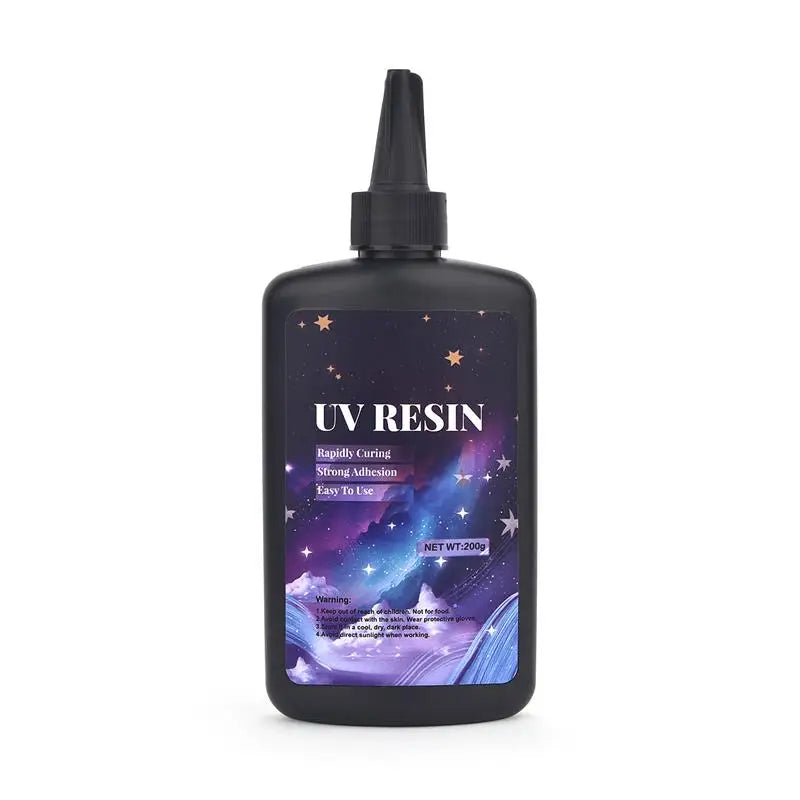 25/50/100/120/200/250g UV Resin Glue Quick-Drying Kit Super Bonding Glass Metal Ceramics UV Glue Black Light Epoxy Resin Glue