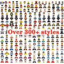 50PCS Mini Dolls Blocks Toys Fit Model Building Construction Toys DIY Assembling Anime Characters for Kids Boys Collect Funs