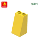 Wange 34Pcs/Lot 30499 2x2x3 Slope Building Block Moc Accessories Compatible with Brick DIY Construction Children Toys Gift Box