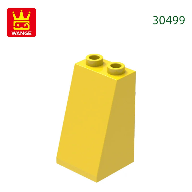 Wange 34Pcs/Lot 30499 2x2x3 Slope Building Block Moc Accessories Compatible with Brick DIY Construction Children Toys Gift Box