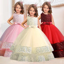 2024-14 years old lace teenagers girls wedding long girls dress elegant princess party grand formal ceremony carnival party ch