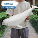 Simulated Ocean Big Animal Toys Realistic Action Figure Model Sea Life Great White Shark 40-48cm Soft Rubber Sea Educational Toy