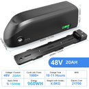 Ebike Battery Hailong Polly 36V 48V  20Ah 24Ah 25Ah 18650 21700 Electric Bike Batteria 14.4ah for500W 750W 1000W 1500W Motor