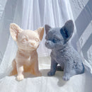 3D Animal Puppy Sculpture Candle Molds Dog Lovers Gifts Home Decor Soy Wax Molds Chihuahua Puppy Silicone Molds