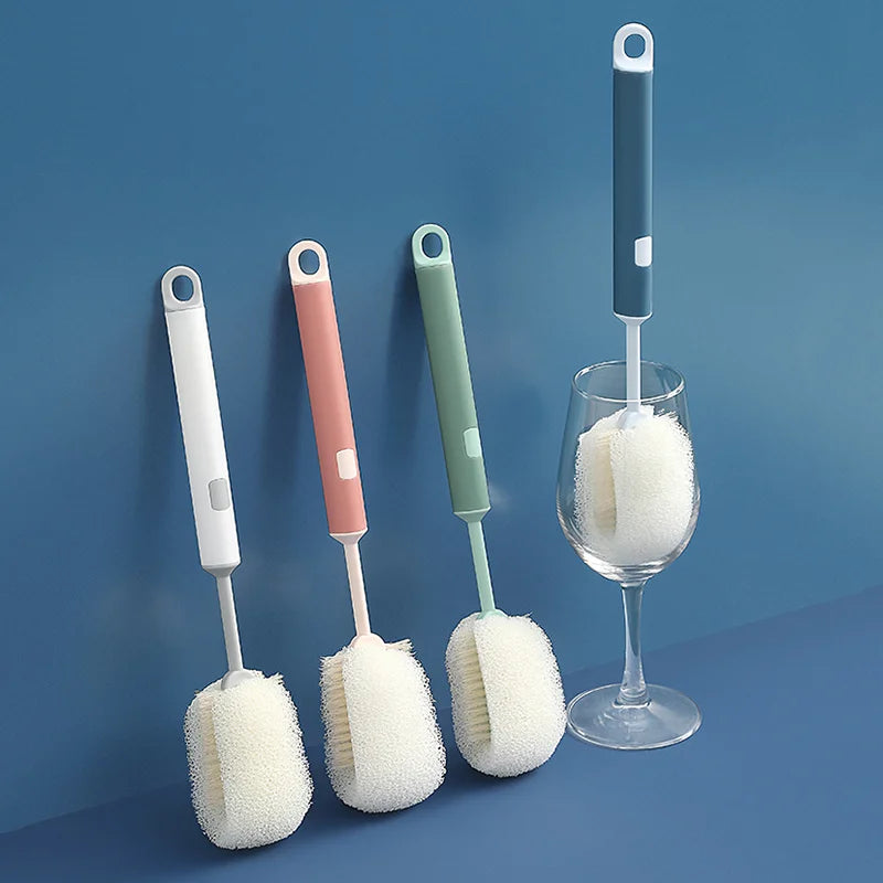 Removable Sponge Baby Cup Bottle Brush Kitchen Cleaning Tool Bottle Cleaning Cleaning Brush  ершик для бутылок