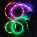 LED Night Glow Jump Ropes Glowing Skipping Rope for Kids Adjustable Children Adults Portable Training Sports Fitness Equipment