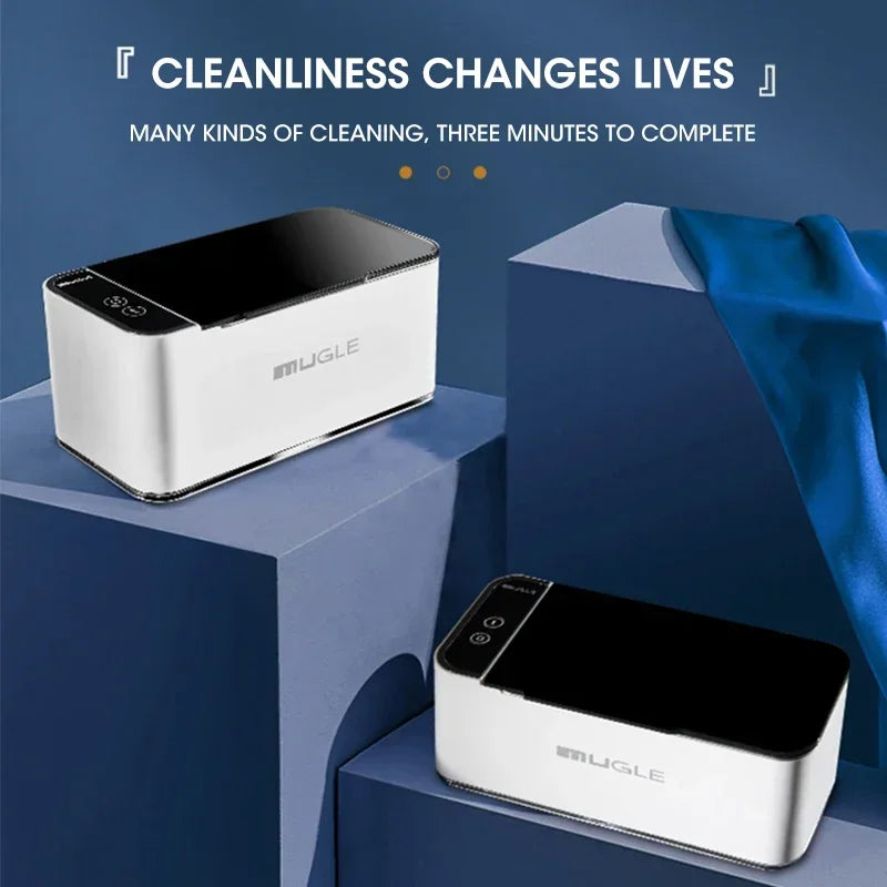 Powerful 50W Ultrasonic Cleaner Glasses Cleaner High Frequency Ultrasound Washing Cleanser Bath for Jewelry Cleaning Machine