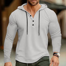 Sun Protection T-Shirts Mens Long Sleeve Hoodie Casual UV-Proof T-Shirts Breathable Lightweight Quick Dry T shirts Male
