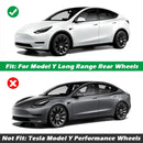 For Tesla Model Y 20 Inch Rim Wheel Hub Protection Patch Protectors ABS Wheel Guard Covers Accessories Auto Exterior 2018-2024