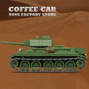 M4A3 Medium Tank Building Blocks T34/76 Armored Cars Bricks Model WW2 Classic Military Toys Adult Boys Kids Christmas Gifts DIY